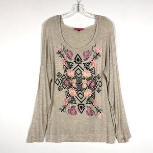 Sugar High Floral Hooded Top